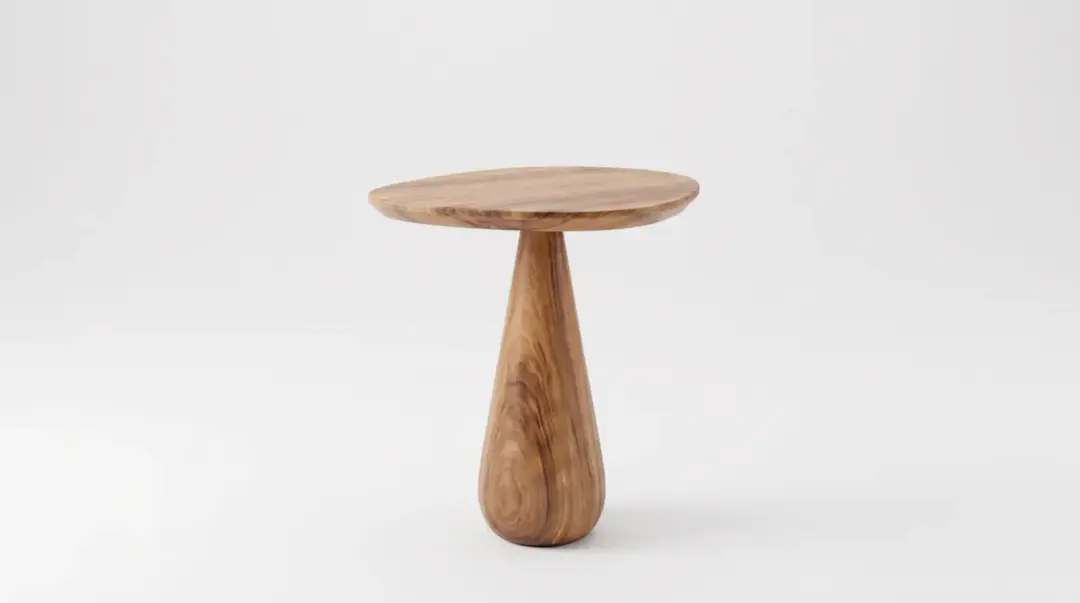 Mesa de Apoio Orgânica Base Gota Alta 50 cm | Volume A — foto 2
