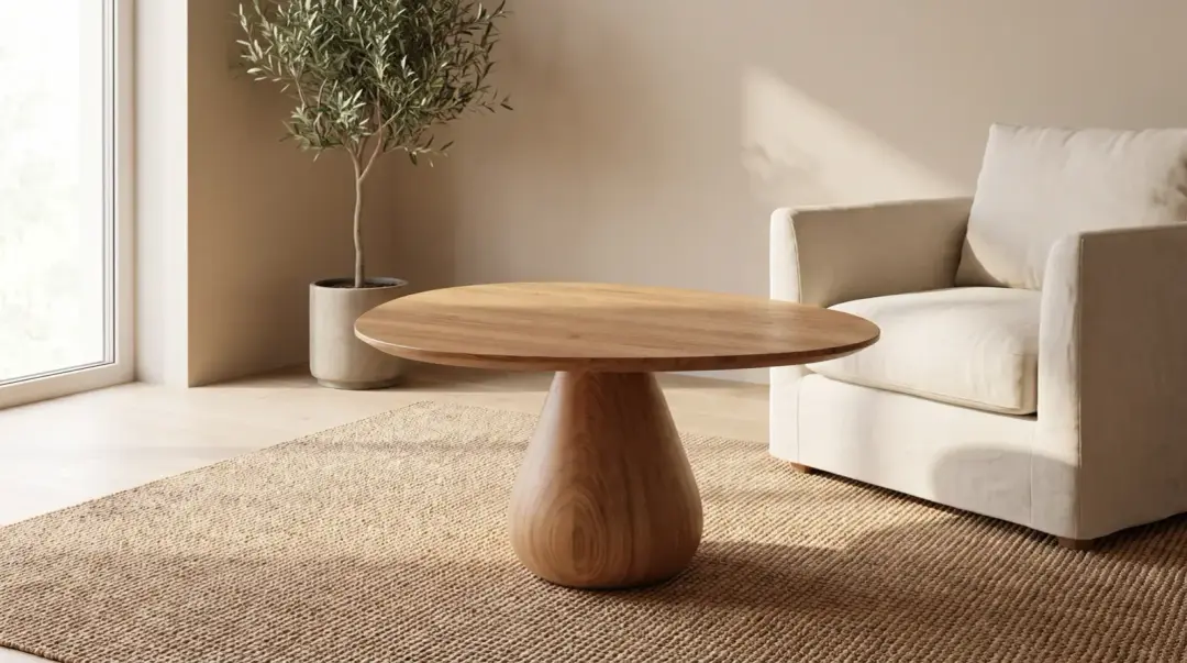 Mesa de Apoio Orgânica Base Gota Baixa 40 cm | Volume A — foto 2