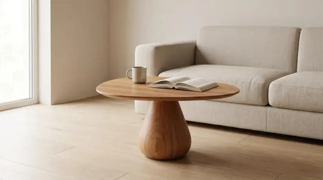 Mesa de Apoio Orgânica Base Gota Baixa 40 cm | Volume A — foto 1