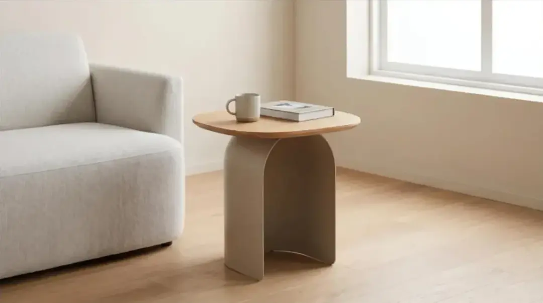 Mesa de Apoio em Metal e Madeira 50 cm | Volume A — foto 1